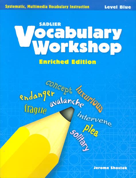 vocabulary workshop enriched edition level e answers Reader